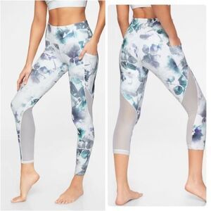 Athleta Floral Mudra 7/8 Tights Size XS
